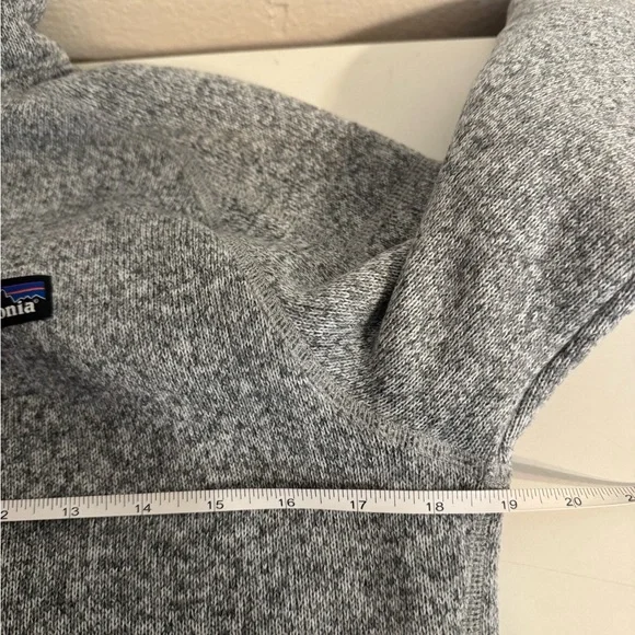 Patagonia Better Sweater 1/4 Zip Fleece Pullover Gray Medium - Picture 10 of 11